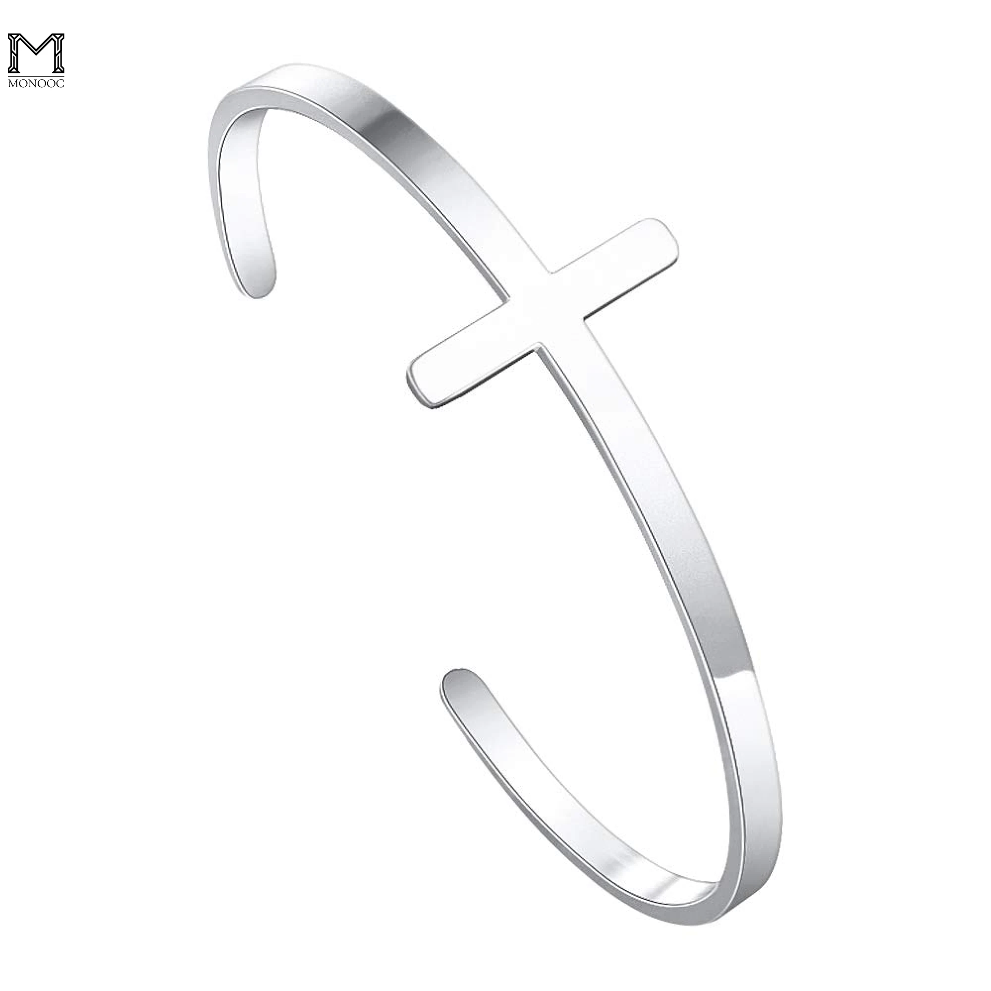 MONOOC Cross Bracelet Christian Gifts for Women - Engraved Quote Religious Cuff Bangle Bible Verse Jewelry Gift Gifts Bracelets
MONOOC Cross Bracelet Christian Gifts for Women - Engraved Quote Religious Cuff Bangle Bible Verse Jewelry Gift Gifts Bracelets