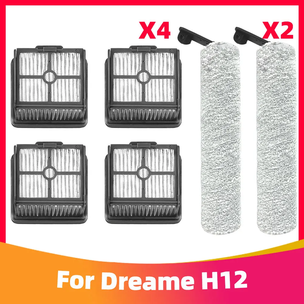 Replacement For Xiaomi Dreame H12 Wet & Dry Cordless Vacuum Cleaner Spare Parts Accessories Roller Brush Hepa Filter
Replacement For Xiaomi Dreame H12 Wet & Dry Cordless Vacuum Cleaner Spare Parts Accessories Roller Brush Hepa Filter