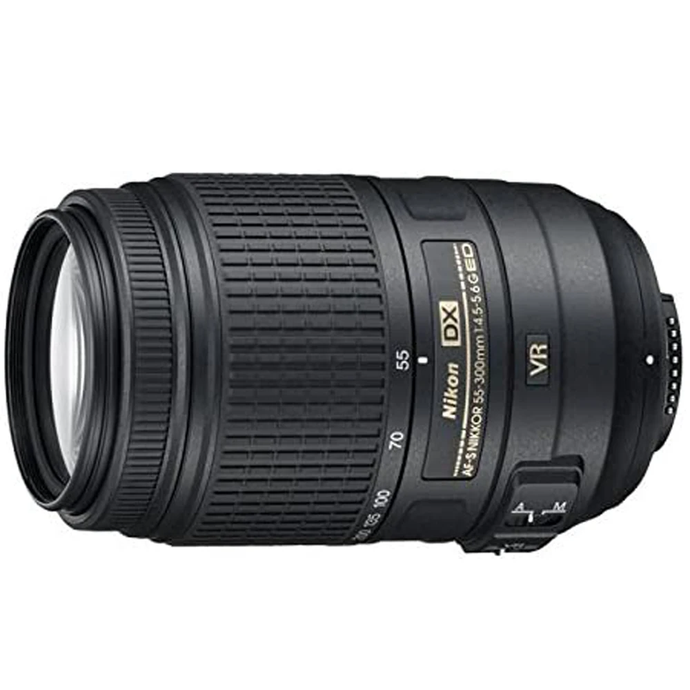 

Nikon AF-S DX NIKKOR 55-300mm f/4.5-5.6G ED Vibration Reduction Zoom Lens with Auto Focus for Nikon DSLR