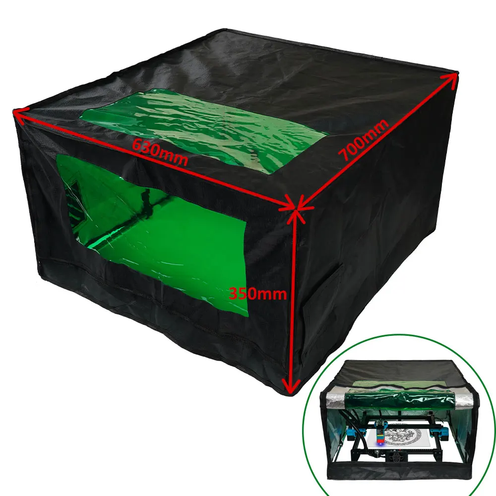 Laser Engrave Enclosure Eye Protection Vent Protective Cover for TTS-55 TT CNC Engraving Machine Laser Cutting Enclosure Tent
Laser Engrave Enclosure Eye Protection Vent Protective Cover for TTS-55 TT CNC Engraving Machine Laser Cutting Enclosure Tent