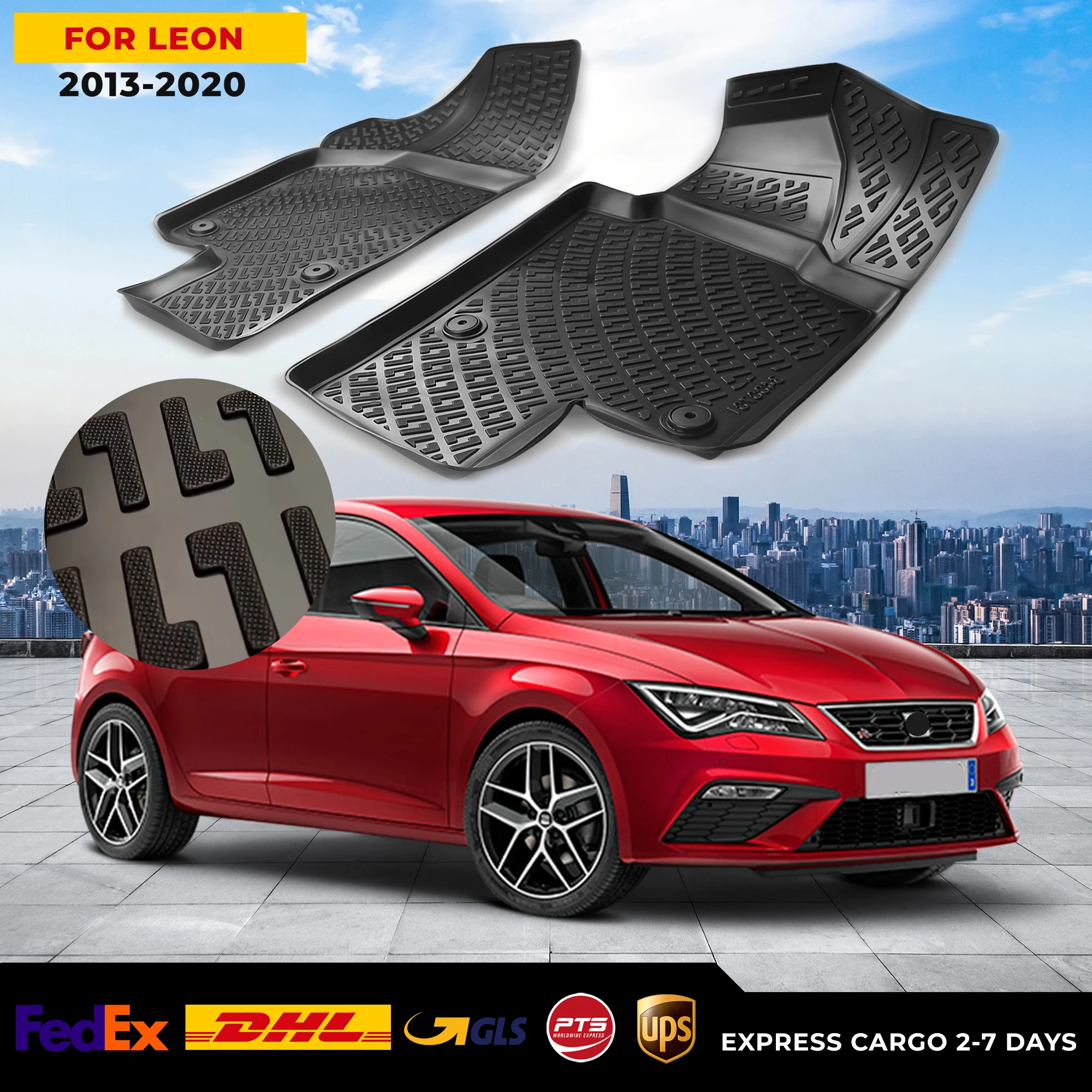 3D автомобильный напольный коврик для Seat Leon 2013-2020, водонепроницаемый специальный коврик для ног, аксессуары, пользовательские коврики, Нескользящие
3D автомобильный напольный коврик для Seat Leon 2013-2020, водонепроницаемый специальный коврик для ног, аксессуары, пользовательские коврики, Нескользящие
