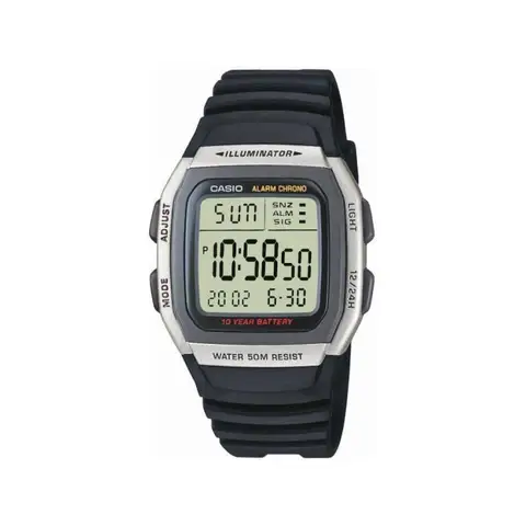 Men's wrist watches Casio W-96H-1A waterproof, brand hands watch, guarantee, sheep, strap, bracelet, quartz, mechanical