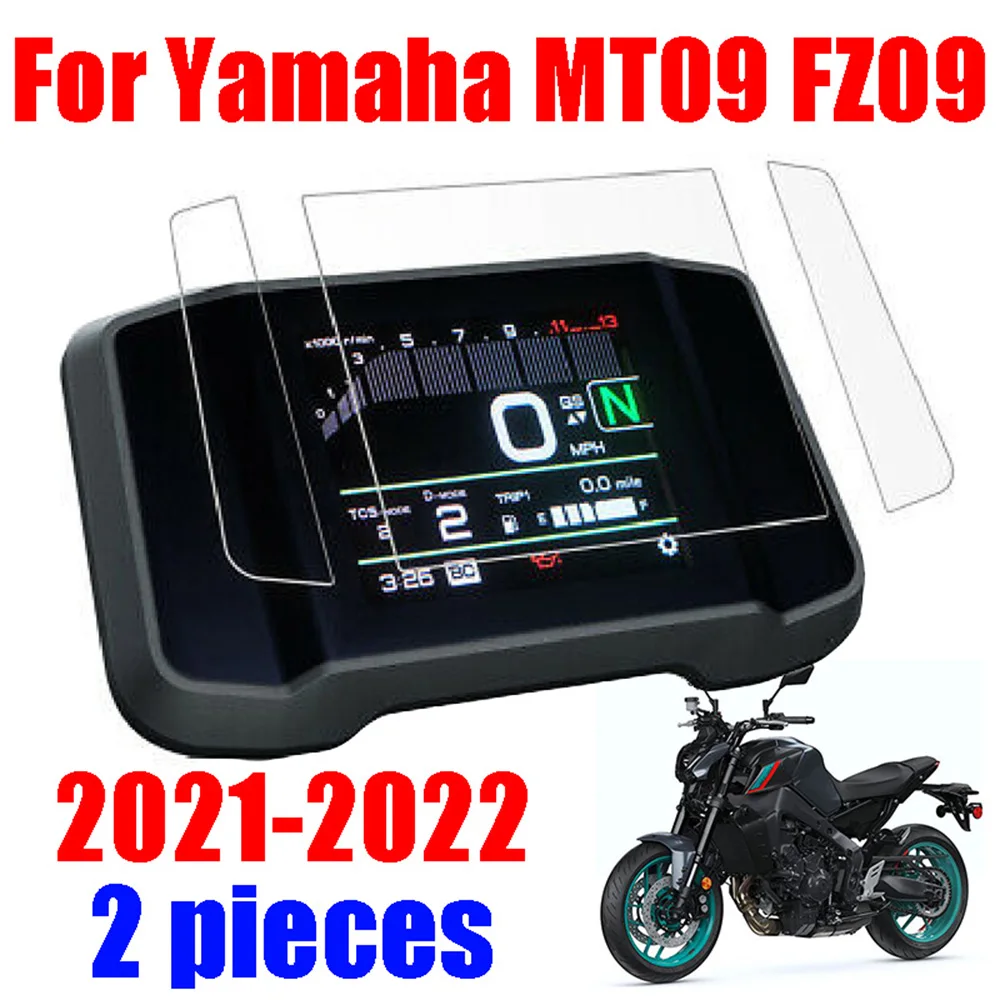 

For Yamaha MT09 MT-09 SP FZ-09 FZ09 2021 2022 Motorcycle Accessories Cluster Scratch Protection Film Dashboard Screen Protector