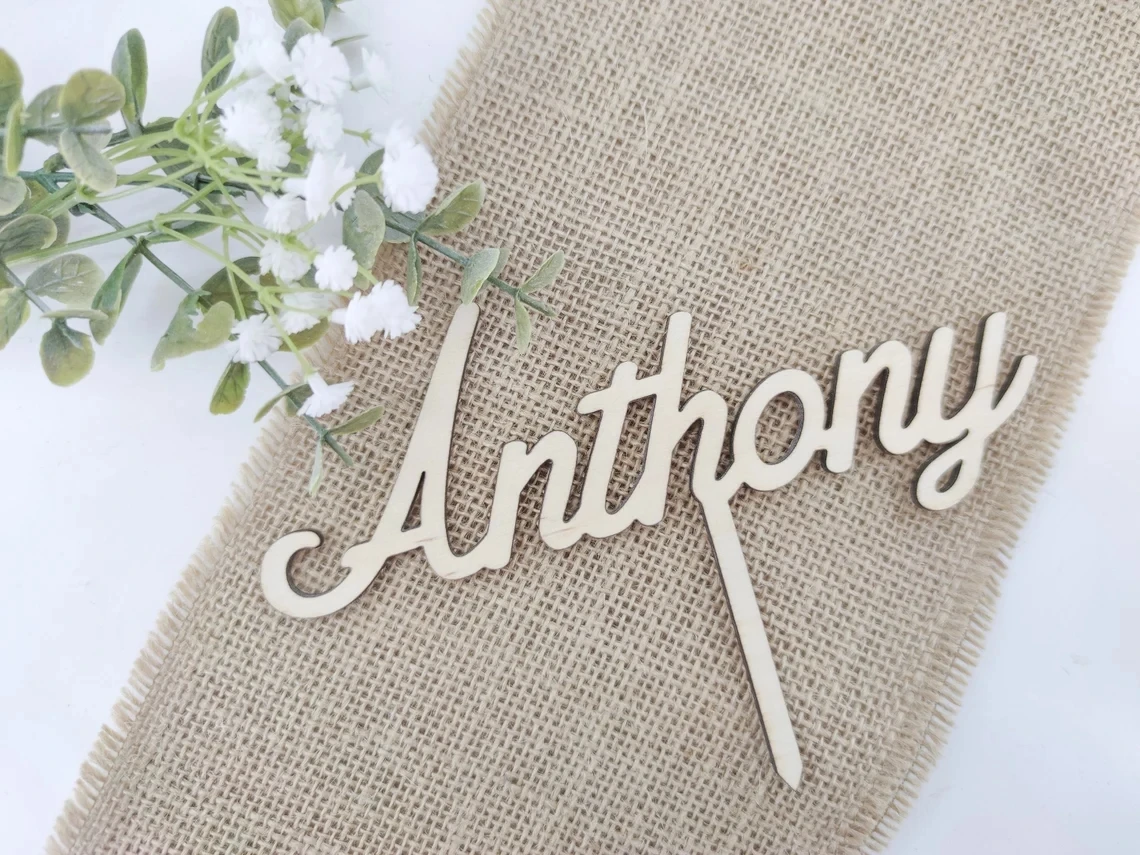 Cake Topper Name in natural wood - Cake decoration to customize - Annievrsaire or Baptism,custom name birthday cake topper
Cake Topper Name in natural wood - Cake decoration to customize - Annievrsaire or Baptism,custom name birthday cake topper