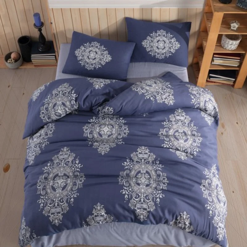 Luxury Duvet Cover Set Two Color Ranforce Cotton Woven Pillow Bed Sheets Quilt Set High Quality 200x220Cm english Motif
Luxury Duvet Cover Set Two Color Ranforce Cotton Woven Pillow Bed Sheets Quilt Set High Quality 200x220Cm english Motif