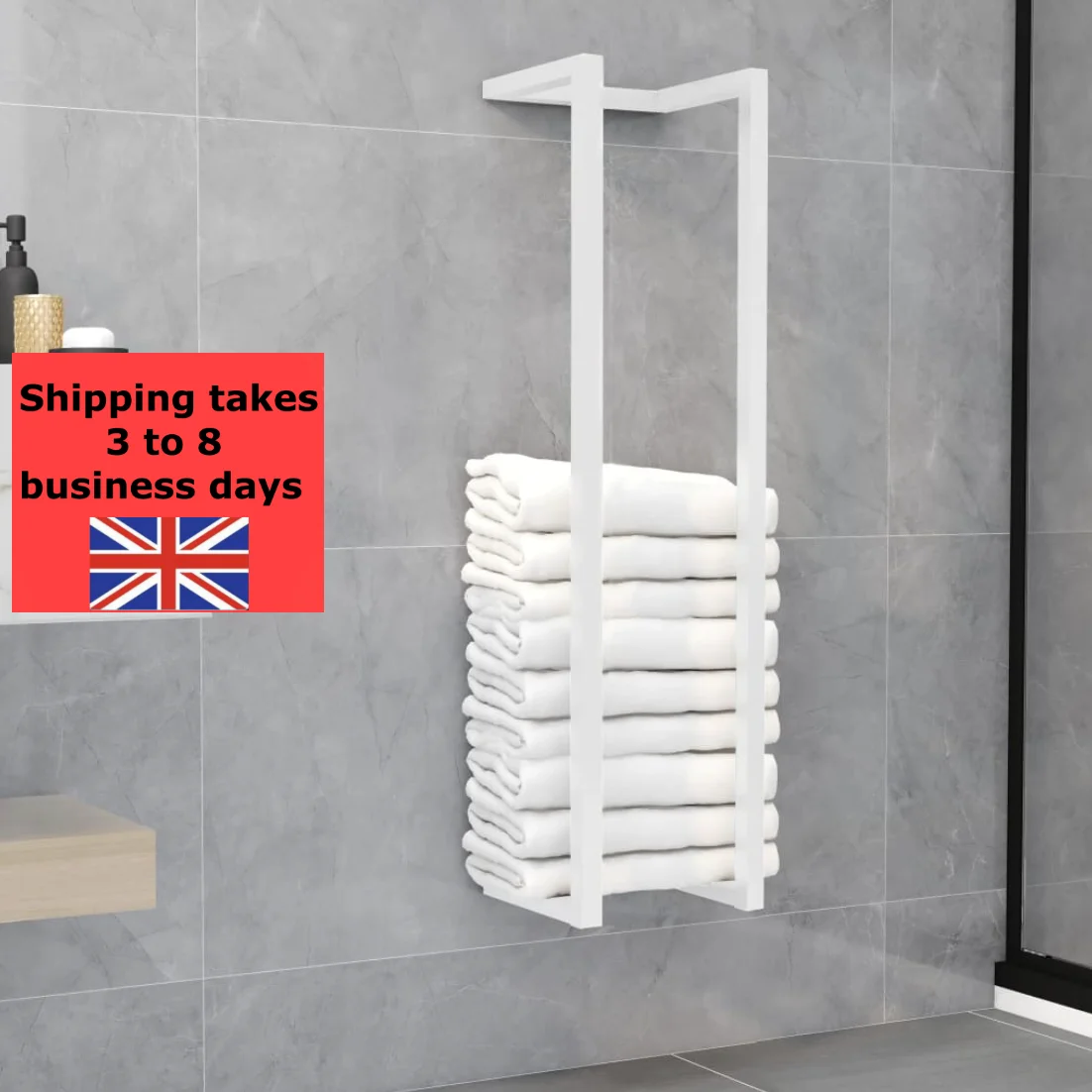 Towel Rack Black 25x20x95 cm Steel Bathroom Accessories Set Wall-mounted Towel Bar Toilet Bathroom Hardware Set Bathroom Fixture
Towel Rack Black 25x20x95 cm Steel Bathroom Accessories Set Wall-mounted Towel Bar Toilet Bathroom Hardware Set Bathroom Fixture