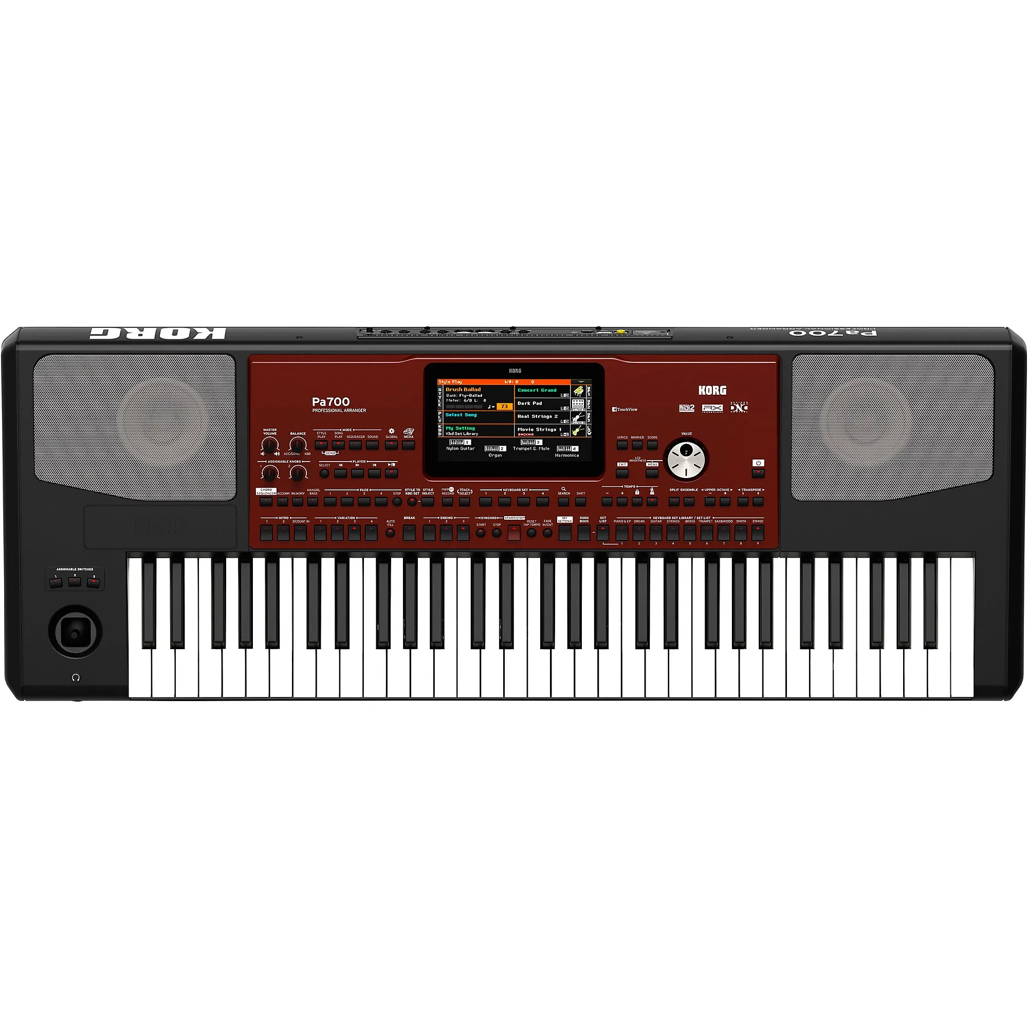 Order 2 Get 1 Free Ko-rg PA700 61 Key Professional Arranger With Touchscreen and Speakers - Black
Order 2 Get 1 Free Ko-rg PA700 61 Key Professional Arranger With Touchscreen and Speakers - Black