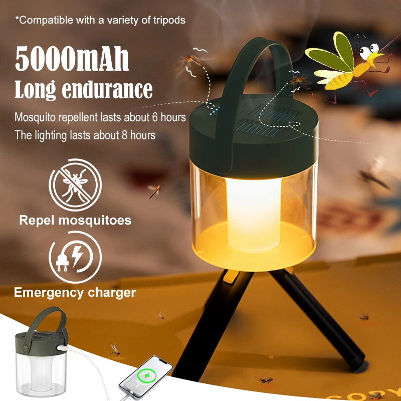 Waterproof Outdoor Portable Camping Light With Mosquito Repellent Tablet and Tripod 3 Lighting Modes Tent Light For Yard Hiking
Waterproof Outdoor Portable Camping Light With Mosquito Repellent Tablet and Tripod 3 Lighting Modes Tent Light For Yard Hiking