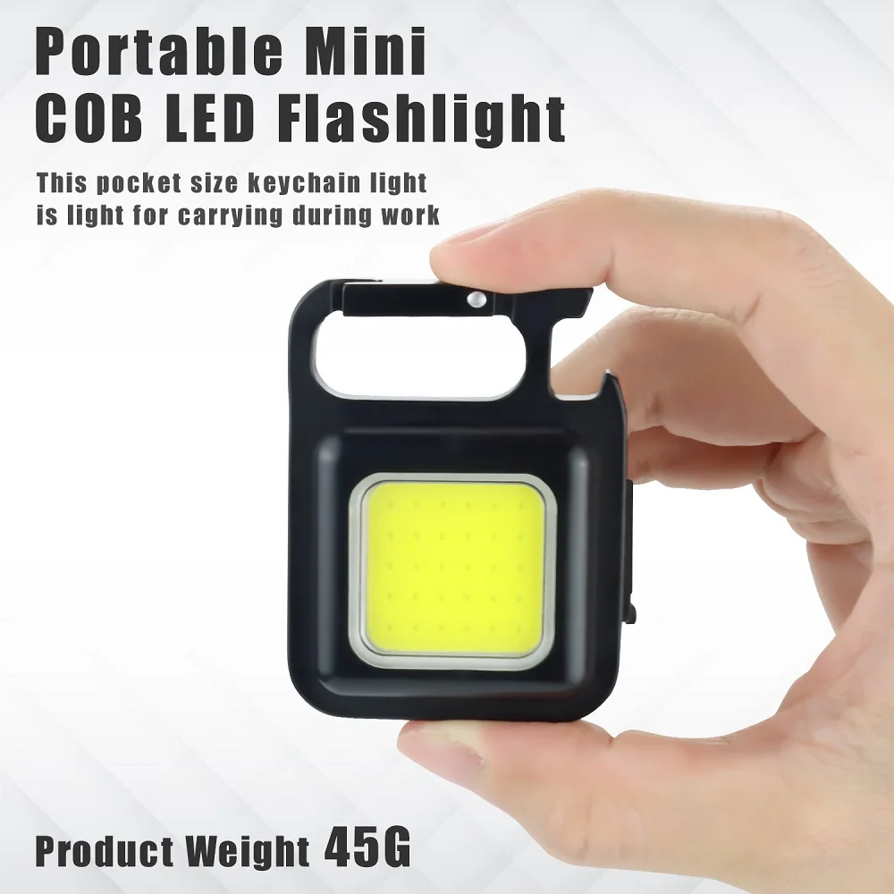 Newest Mini LED Flashlight Portable USB Rechargeable Work Light 1000Lm Keychain Light Small Pocket Flashlight torch for Outdoor
Newest Mini LED Flashlight Portable USB Rechargeable Work Light 1000Lm Keychain Light Small Pocket Flashlight torch for Outdoor