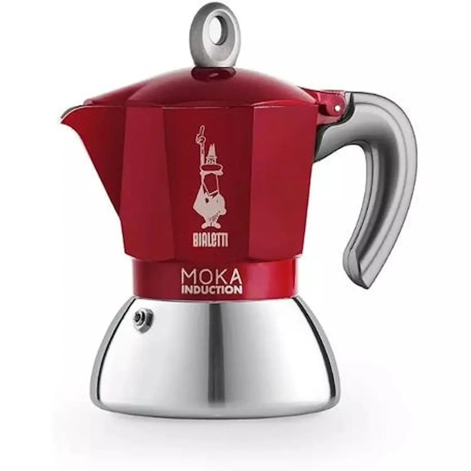 

Bialetti MOKA POT INDUCTION Red 4 CUP 커피 قهوة prensa francesa espresso maker гейзерная кофеварка кофеварка гейзейрная cafeteira