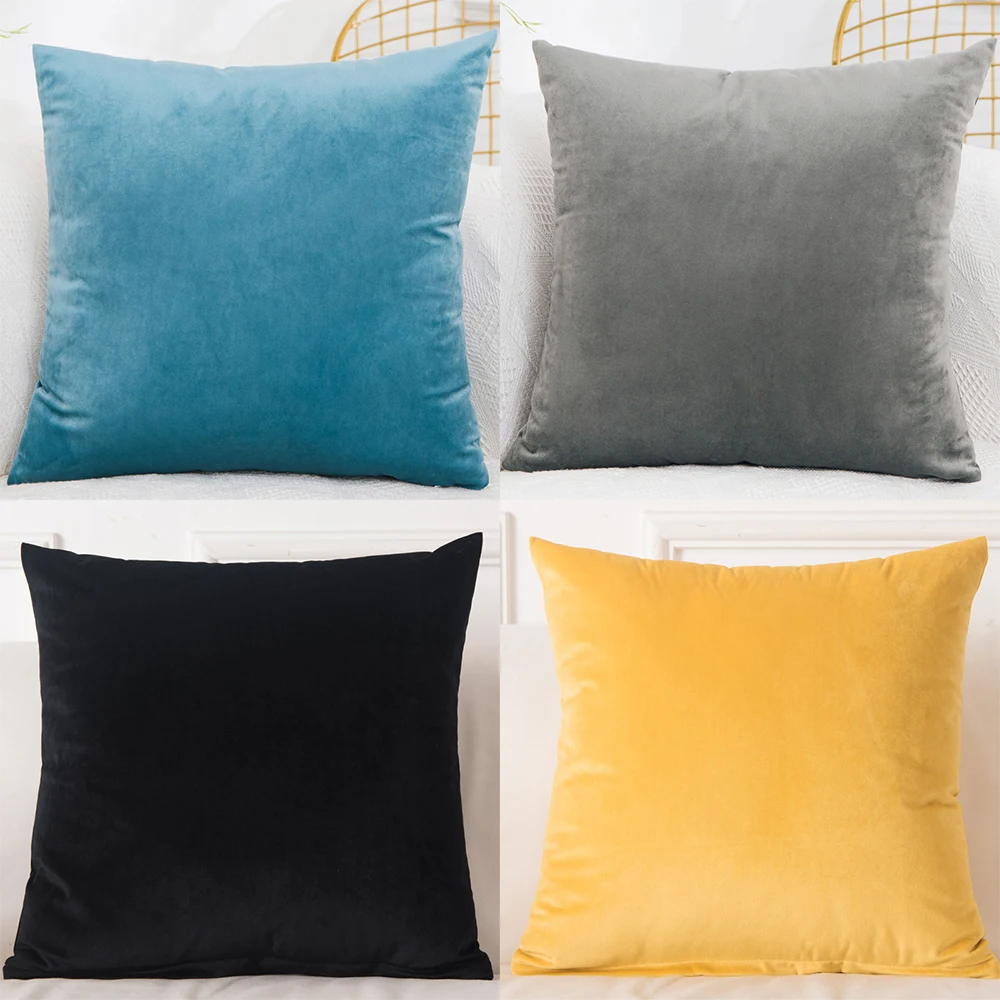 Solid Color Velvet Cushion Cover Velvet Pillow Cover Decorative Candy Color Throw Pillowcase For Sofa Office Waist Back
Solid Color Velvet Cushion Cover Velvet Pillow Cover Decorative Candy Color Throw Pillowcase For Sofa Office Waist Back