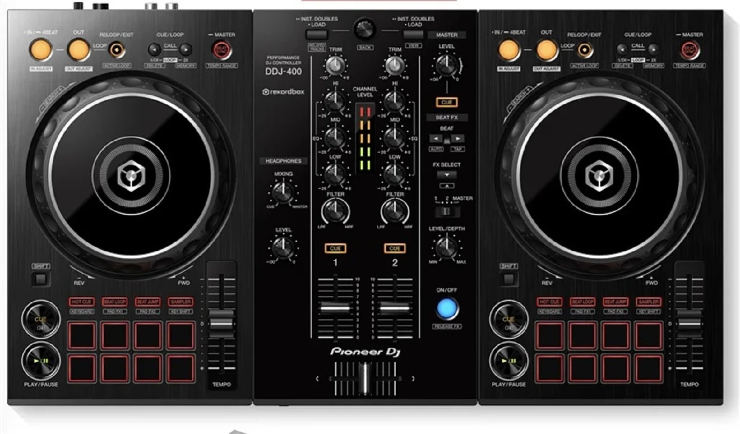 Лидер продаж, Pioneer DDJ- 400 SB3, контроллер для дискотеки и сцены, семейный проигрыватель
Лидер продаж, Pioneer DDJ- 400 SB3, контроллер для дискотеки и сцены, семейный проигрыватель