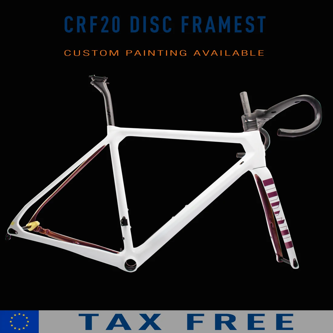 2022 T1000 Carbon Road Bike Bicycle Frame Disc Brake Carbon Bike Frame Light Weight With Bike Handlebar
2022 T1000 Carbon Road Bike Bicycle Frame Disc Brake Carbon Bike Frame Light Weight With Bike Handlebar