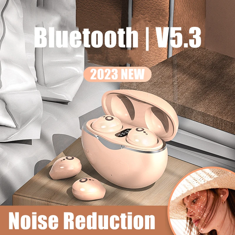 New Mini Invisible Headphones TWS Bluetooth 5.3 Earphones Wireless Heasets HIFI Stereo Noise Reduction Earbuds For Smartphone
New Mini Invisible Headphones TWS Bluetooth 5.3 Earphones Wireless Heasets HIFI Stereo Noise Reduction Earbuds For Smartphone