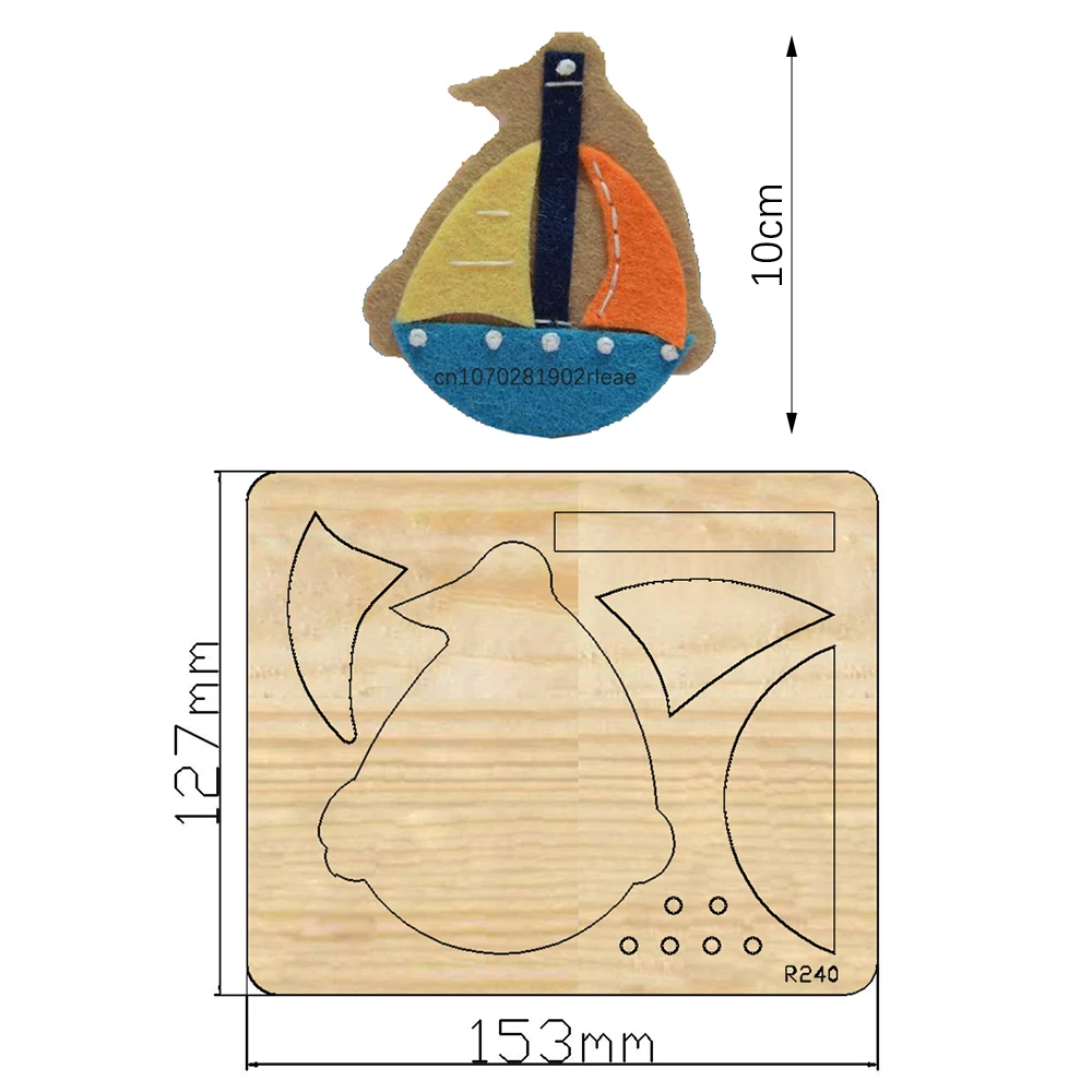 Sailboat Wooden Cutting Dies Scrapbooking DECOR HOME DIY Suitable for Market Universal Cutting Machine / R240
Sailboat Wooden Cutting Dies Scrapbooking DECOR HOME DIY Suitable for Market Universal Cutting Machine / R240