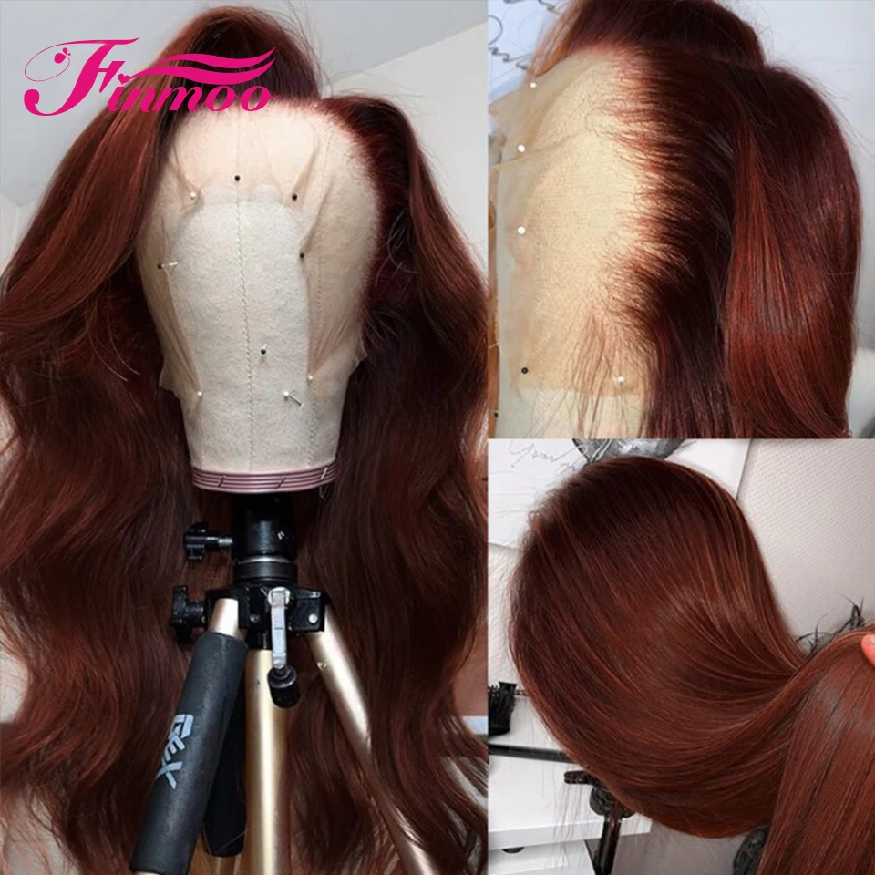 13x4 Body Wave Lace Front Wig 30 inch Reddish Brown Human Hair Wigs For Women Brazilian Pre Plucked Lace Front Human Hair Wigs
13x4 Body Wave Lace Front Wig 30 inch Reddish Brown Human Hair Wigs For Women Brazilian Pre Plucked Lace Front Human Hair Wigs
