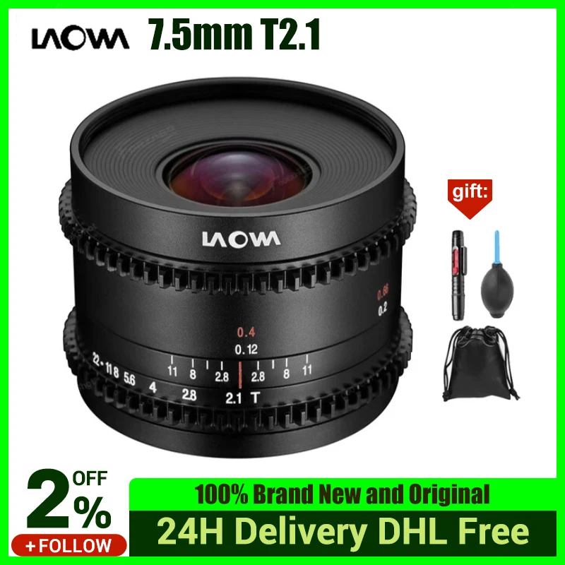 Объектив Venus Optics Laowa 7,5 мм T2.1 Cine Lens MFT Mount Lens Micro Four Thirds Mount Lens T2.1 to T22 Aperture для MFT Mount
Объектив Venus Optics Laowa 7,5 мм T2.1 Cine Lens MFT Mount Lens Micro Four Thirds Mount Lens T2.1 to T22 Aperture для MFT Mount