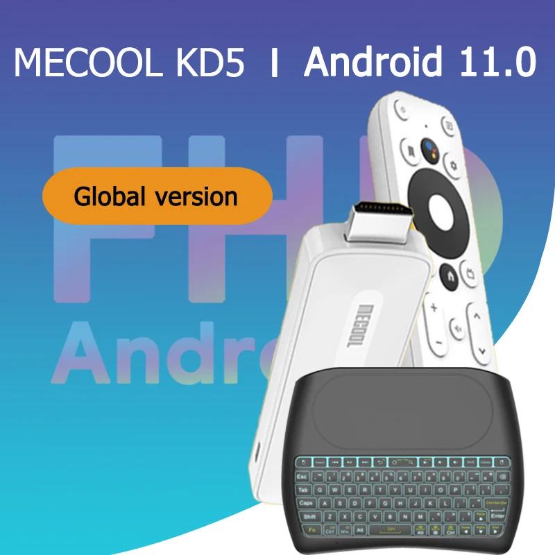 Mecool KD5 FHD TV Stick Android 11 1080P smart TV box BT5.0 1GB 8GB WiFi 2.4G/5G HDR 10+ mini Media Player dongle 2022 NEW
Mecool KD5 FHD TV Stick Android 11 1080P smart TV box BT5.0 1GB 8GB WiFi 2.4G/5G HDR 10+ mini Media Player dongle 2022 NEW