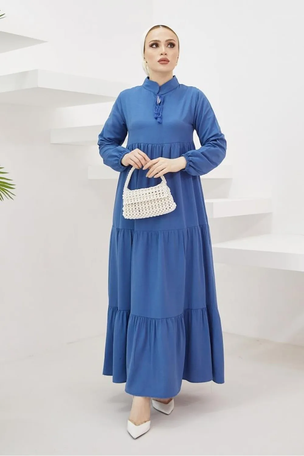 Женская одежда, хиджаб со шнуровкой и воротником, мусульманский костюм с капюшоном, абайя, мусульманская молитвенная одежда, арабский, гава...
Женская одежда, хиджаб со шнуровкой и воротником, мусульманский костюм с капюшоном, абайя, мусульманская молитвенная одежда, арабский, гава...