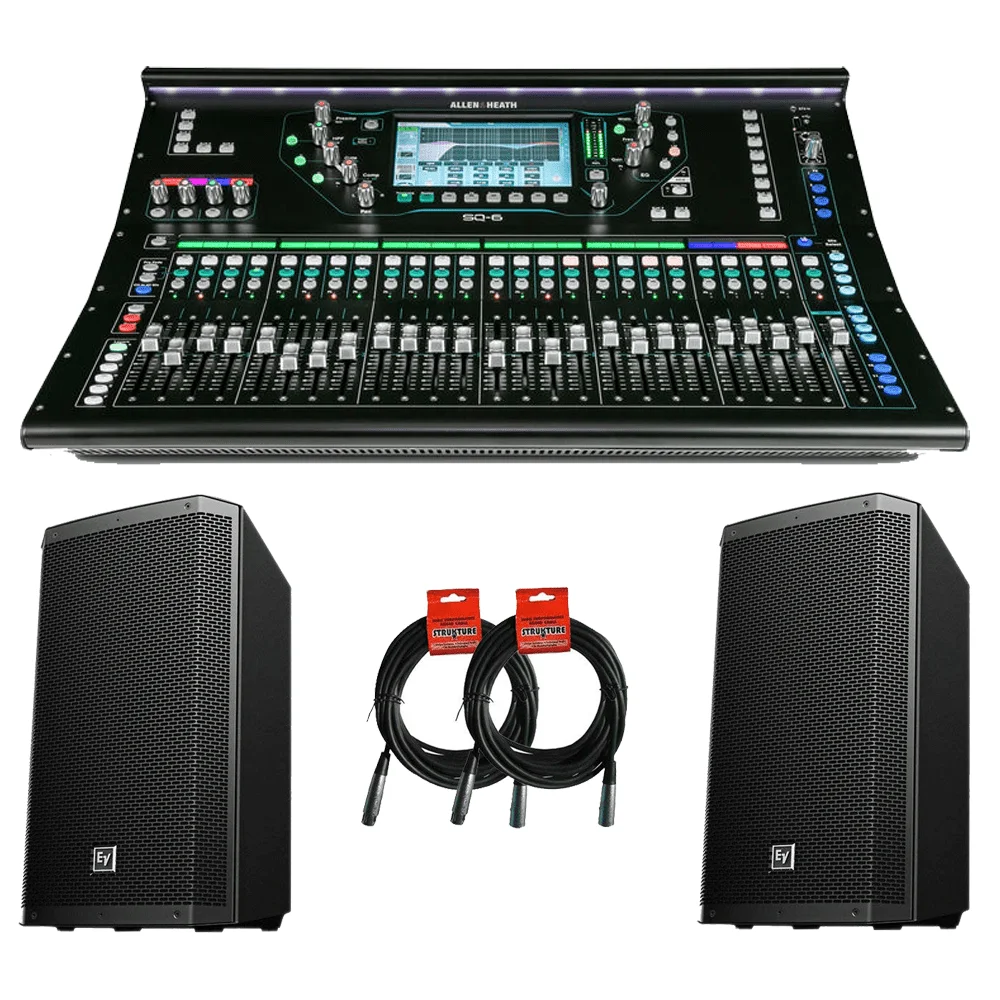 ORIGINAL SEALED Allens & Heaths SQ-6 48-Channel 36-Bus Digital Mixer with 24+1 Motorized Faders
ORIGINAL SEALED Allens & Heaths SQ-6 48-Channel 36-Bus Digital Mixer with 24+1 Motorized Faders