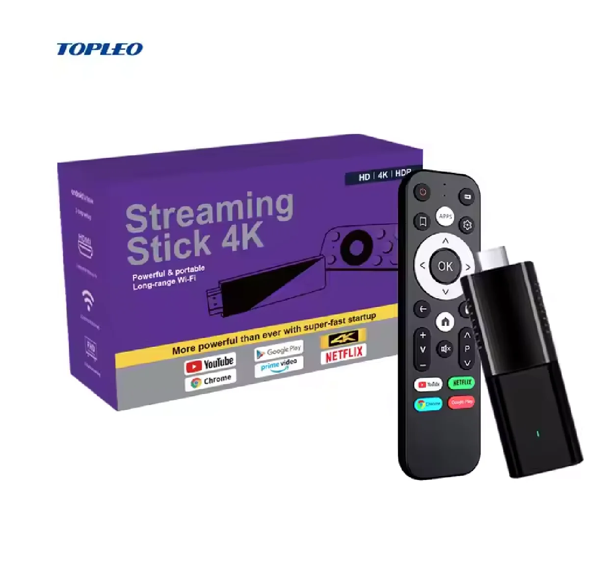 ADE Topleo fire tv stick 4k wifi onn m3u dongle receiver airplay cheap smart box android eu