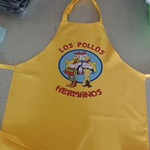 Breaking Bad LOS POLLOS Hermanos 그릴 앞치마, 전문 주방 요리사 앞치마, BBQ, 베이킹 조절 가능