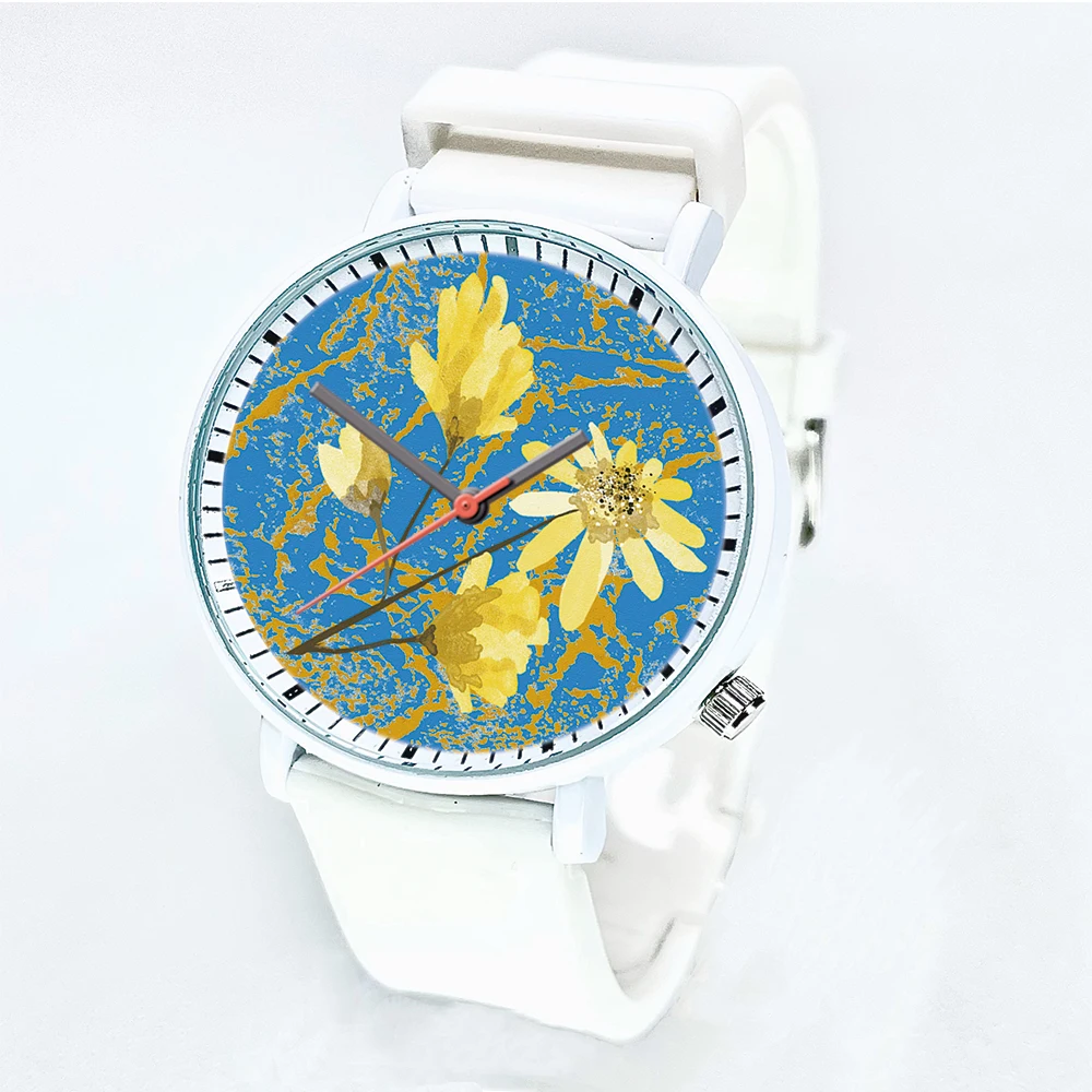 Ladies Luxury Rose Flower Pattern Watch Ladies White Shell Silicone Strap Quartz Watch MISS WHITE
Ladies Luxury Rose Flower Pattern Watch Ladies White Shell Silicone Strap Quartz Watch MISS WHITE