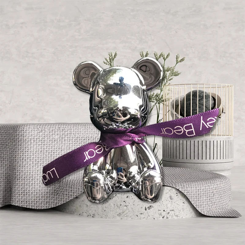 Lucky Bear Car Perfume Air Conditioner Outlet Clip Decoration Car Air Freshener Lovely Cartoon Silver Bear Auto Flavoring
Lucky Bear Car Perfume Air Conditioner Outlet Clip Decoration Car Air Freshener Lovely Cartoon Silver Bear Auto Flavoring
