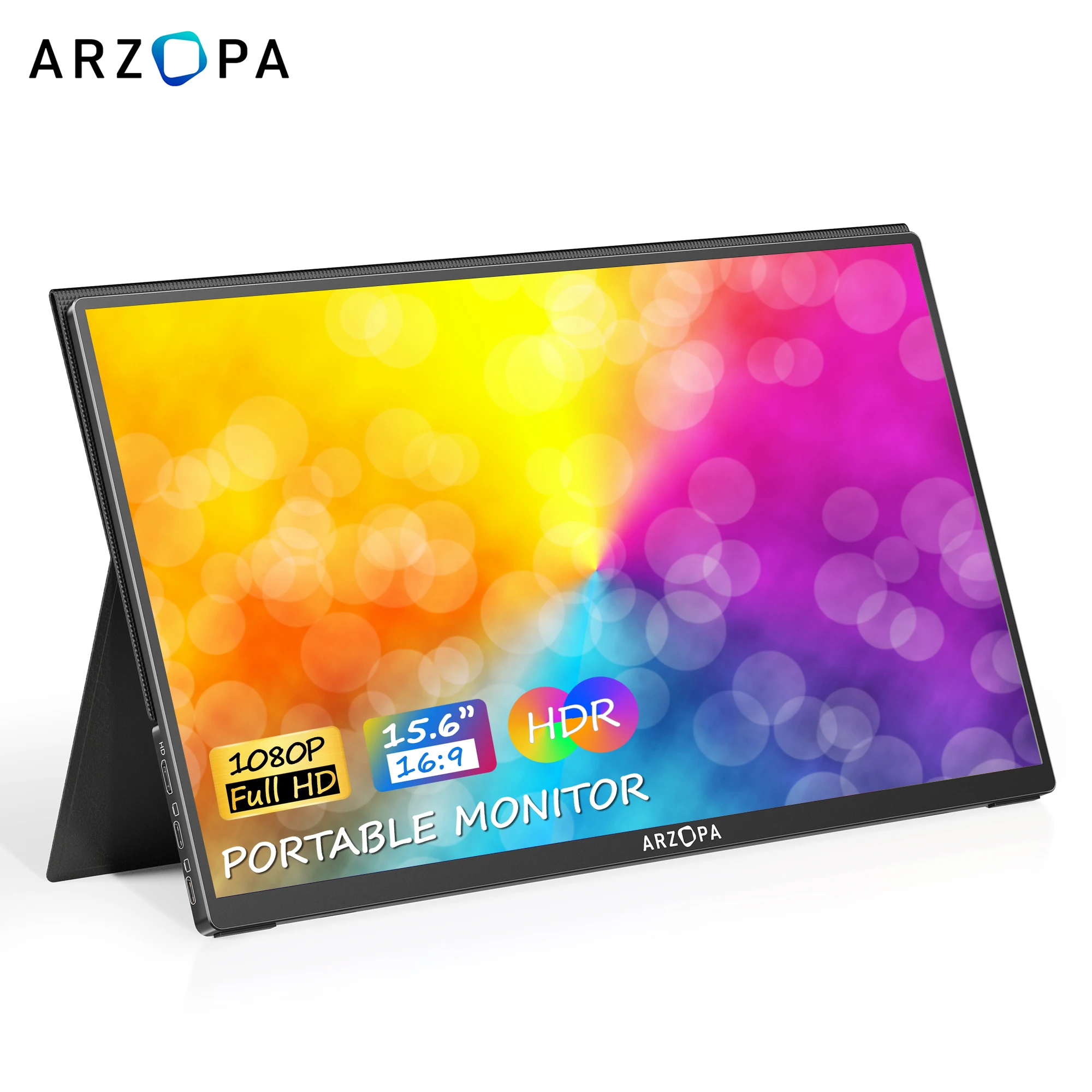 ARZOPA 15.6inch Portable Monitor FHD 1080P HDMI USB Monitor Laptop/Game External Screen Dex Office Second Monitor
ARZOPA 15.6inch Portable Monitor FHD 1080P HDMI USB Monitor Laptop/Game External Screen Dex Office Second Monitor