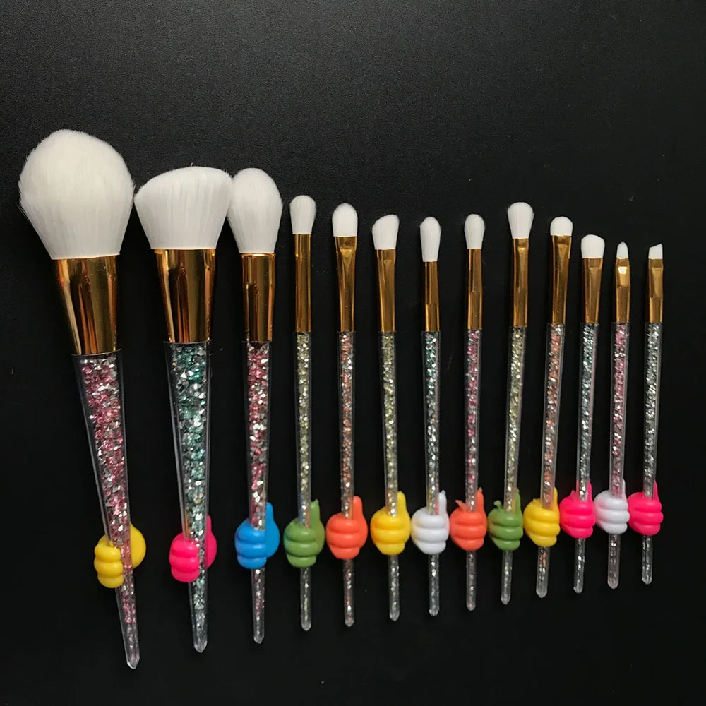 Набор кистей для макияжа с блестящими бриллиантами, 13 шт.
Набор кистей для макияжа с блестящими бриллиантами, 13 шт.