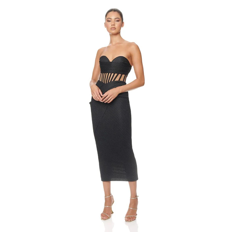 Cutout Black Sexy Wrap Breast Evening Dress Spaghetti Strap Women's Sleeveless Backless Patchwork Halter Pencil Dresses Vestido
Cutout Black Sexy Wrap Breast Evening Dress Spaghetti Strap Women's Sleeveless Backless Patchwork Halter Pencil Dresses Vestido