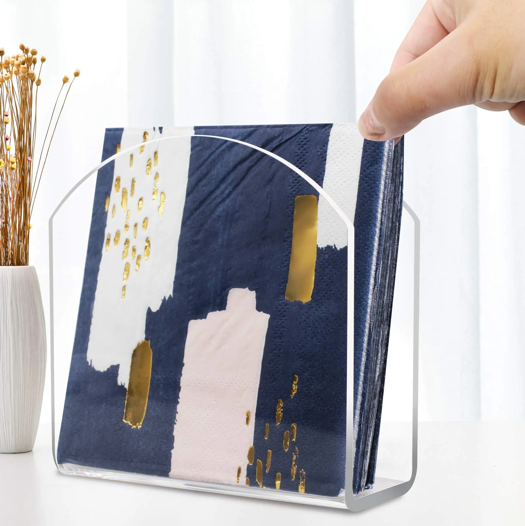 Acrylic Napkin Holder Paper Serviette Dispenser Decorative Tissue Rack Box Home Bar Hotel Dining Table Kitchen Organizer Rack
Acrylic Napkin Holder Paper Serviette Dispenser Decorative Tissue Rack Box Home Bar Hotel Dining Table Kitchen Organizer Rack