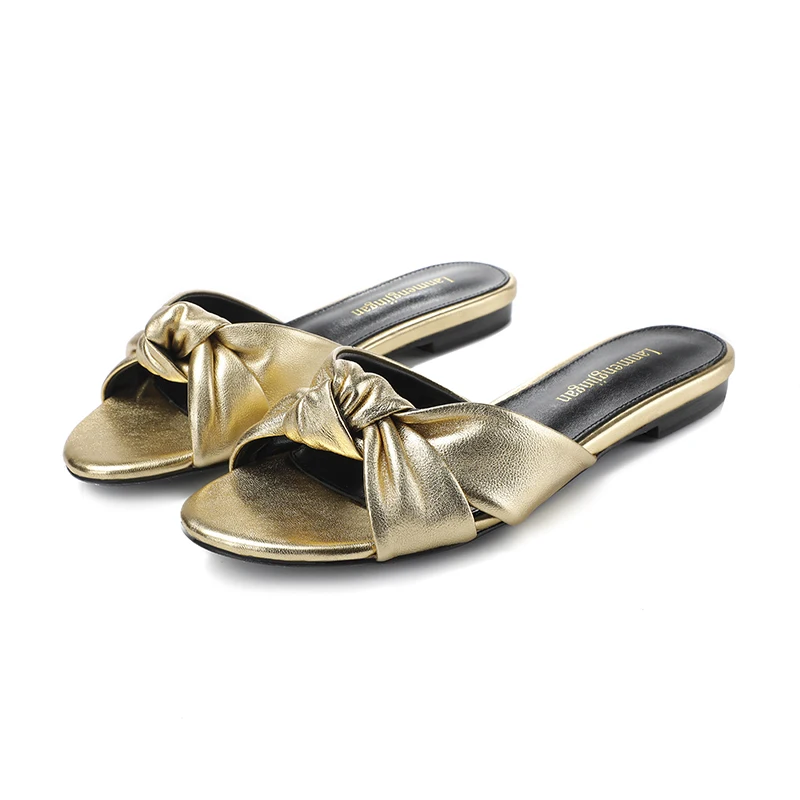 2022 spring and summer fashion new sweet style women's shoes round toe open toe bow genuine leather ladies flat slippers
2022 spring and summer fashion new sweet style women's shoes round toe open toe bow genuine leather ladies flat slippers