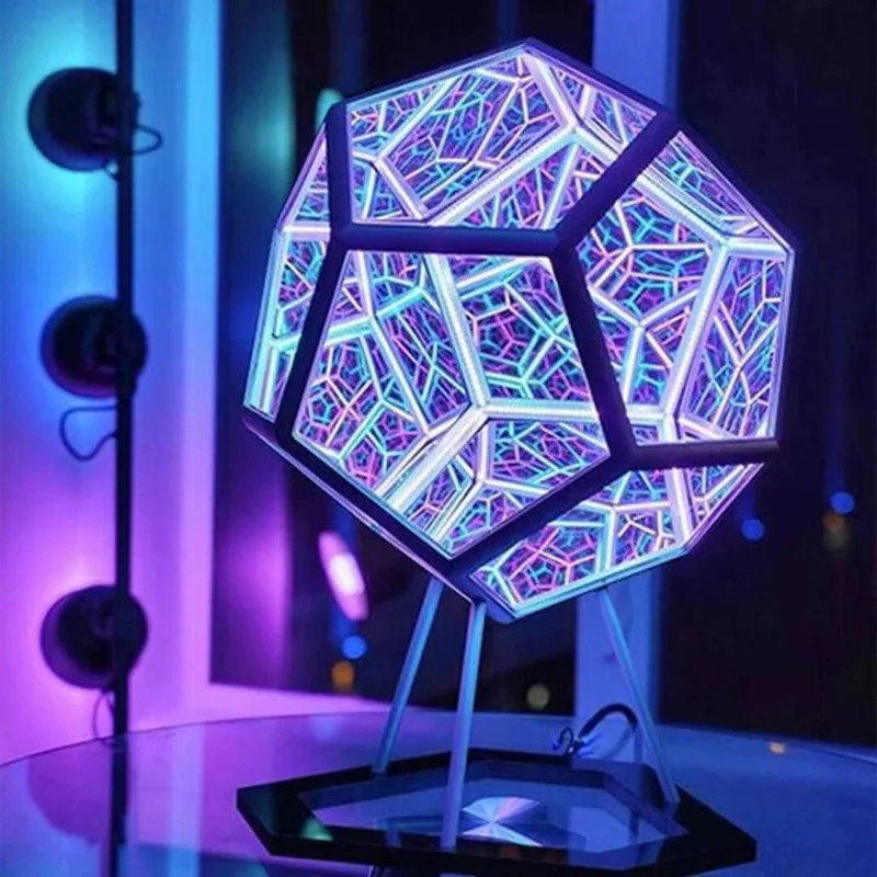 2022 Infinity Dodecahedron Creative Cool Color Art Light Night Light Christmas Decoration Lights Dream Light Starry Sky Lights
2022 Infinity Dodecahedron Creative Cool Color Art Light Night Light Christmas Decoration Lights Dream Light Starry Sky Lights