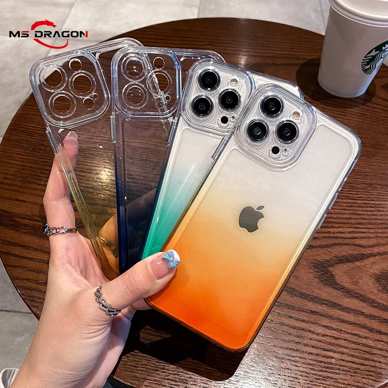 Gradient Ramp Phone Case For iPhone 11 12 13Pro XS Max X XR 7 8 Plus SE 2 Luxury Clear Candy Color Soft TPU Camera Protects Capa
Gradient Ramp Phone Case For iPhone 11 12 13Pro XS Max X XR 7 8 Plus SE 2 Luxury Clear Candy Color Soft TPU Camera Protects Capa