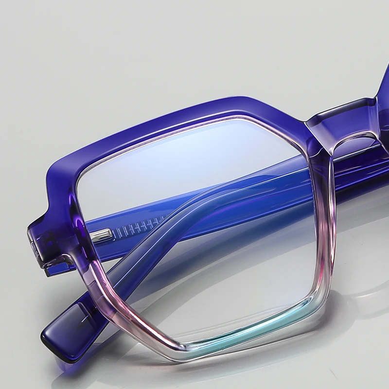 Transparent Retro Men's Eyewear Tr90 Luxury Eyeglasses Square Geometric Gradient Candy Color Anti Blue Light Glasses For Women
Transparent Retro Men's Eyewear Tr90 Luxury Eyeglasses Square Geometric Gradient Candy Color Anti Blue Light Glasses For Women
