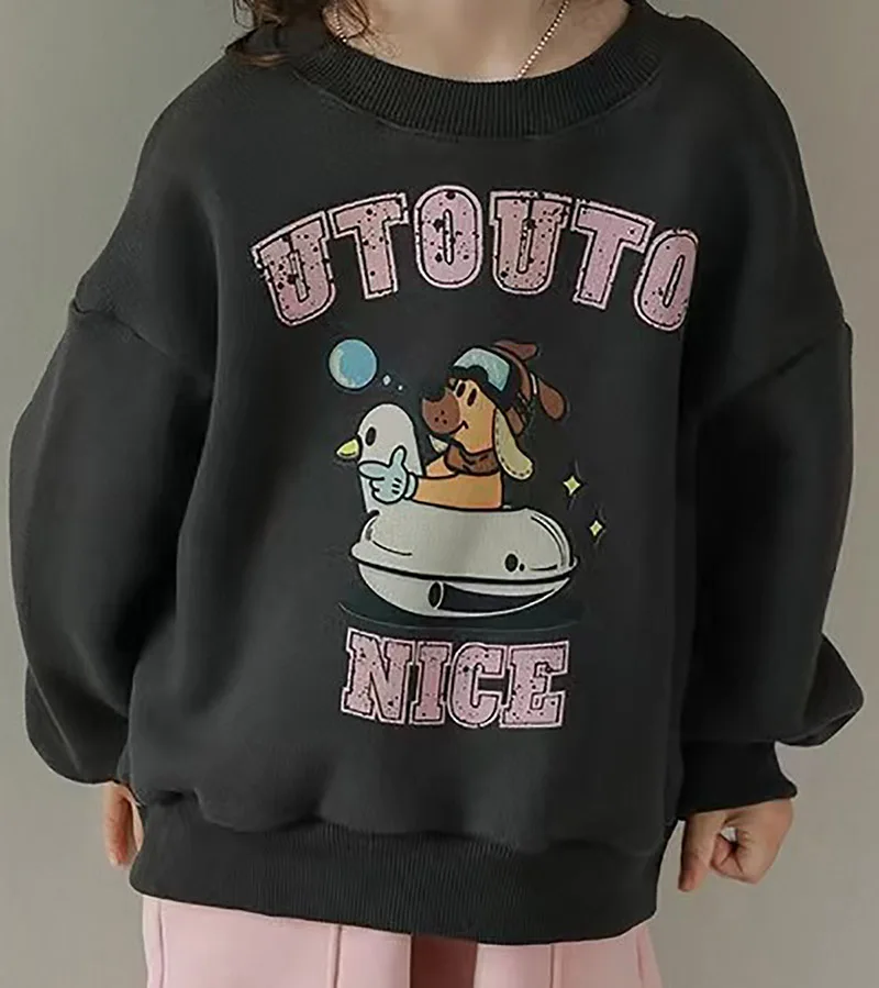 Quality Terry Cotton Kids Girls Sweater Hoodies Children's Clothing Baby Girl Clothes Kids Cartoon Sweatshirt Blouse Tee Outwear
Quality Terry Cotton Kids Girls Sweater Hoodies Children's Clothing Baby Girl Clothes Kids Cartoon Sweatshirt Blouse Tee Outwear