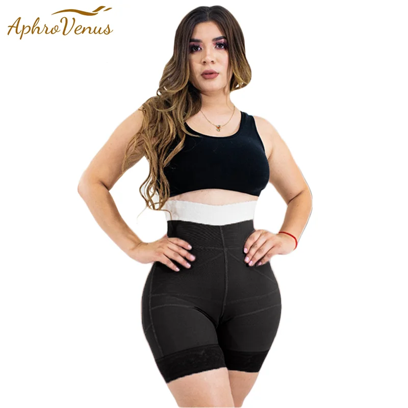 

Fajas Colombiana Daily Life Use Double Pressure Shaping Shorts Slimming Lace Body Shaper Girdle Seamless Waist Trainer Underwear