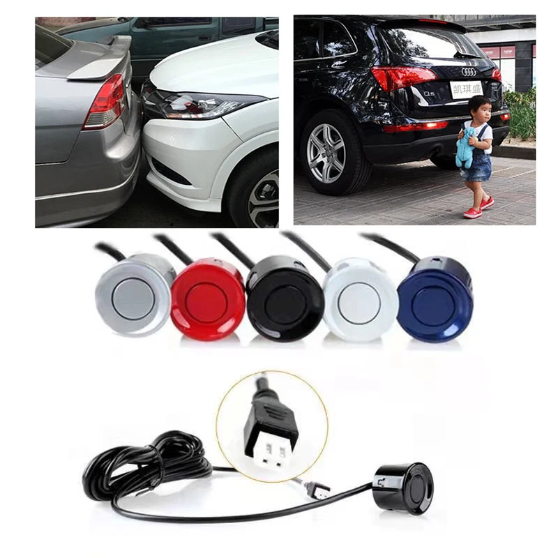 

Car Parking Sensor For 22mm Sensor Kit Accessories Monitor Reverse System Assistance Reversing Radar Probe Parking Sensors