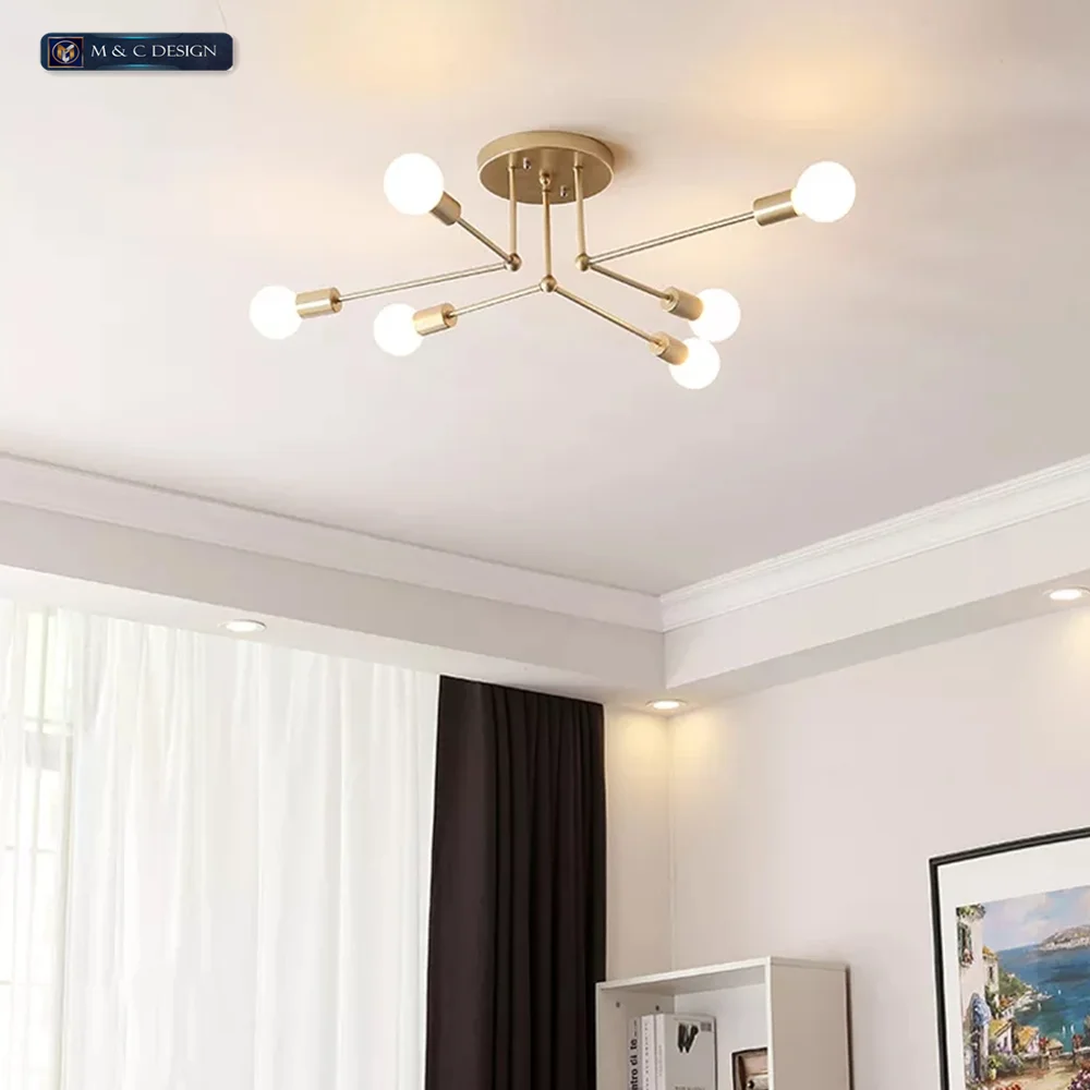 Нордическая полностью медная потолочная лампа с прямым углом, Современная медная лампа для спальни, кабинета, простая потолочная лампа для гостиной
Нордическая полностью медная потолочная лампа с прямым углом, Современная медная лампа для спальни, кабинета, простая потолочная лампа для гостиной