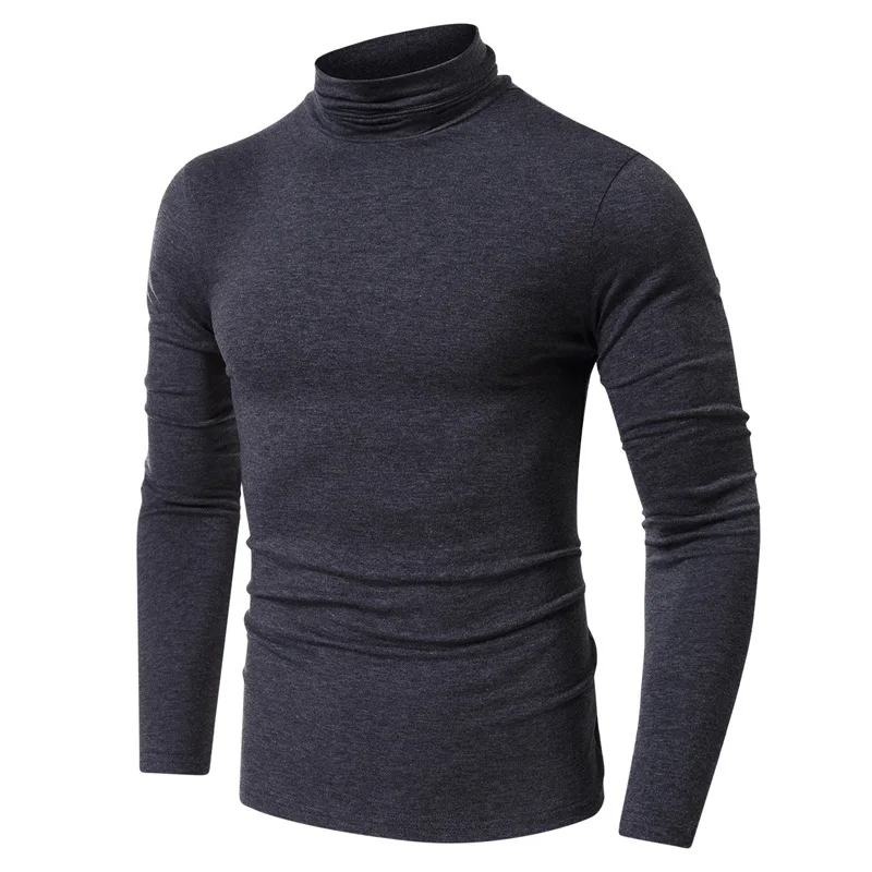 Men's Turtleneck Solid Bottoming Shirt Spring Autumn Winter Shirts Fit Casaul Men T-Shirts
Men's Turtleneck Solid Bottoming Shirt Spring Autumn Winter Shirts Fit Casaul Men T-Shirts