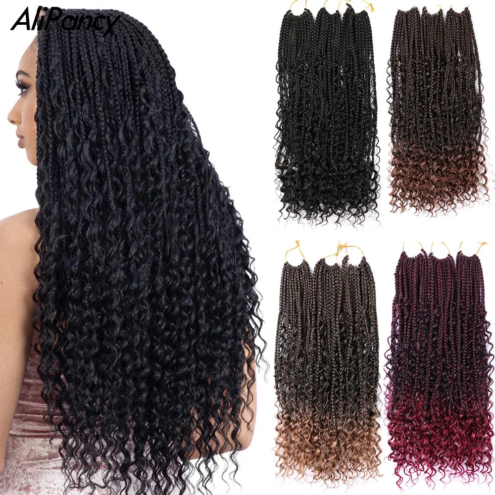 Synthetic Goddess Box Braids Crochet Curly Box Braids Crochet Hair Bohemian Bob Box Braid Hair Extension For Women 20 24inch
Synthetic Goddess Box Braids Crochet Curly Box Braids Crochet Hair Bohemian Bob Box Braid Hair Extension For Women 20 24inch