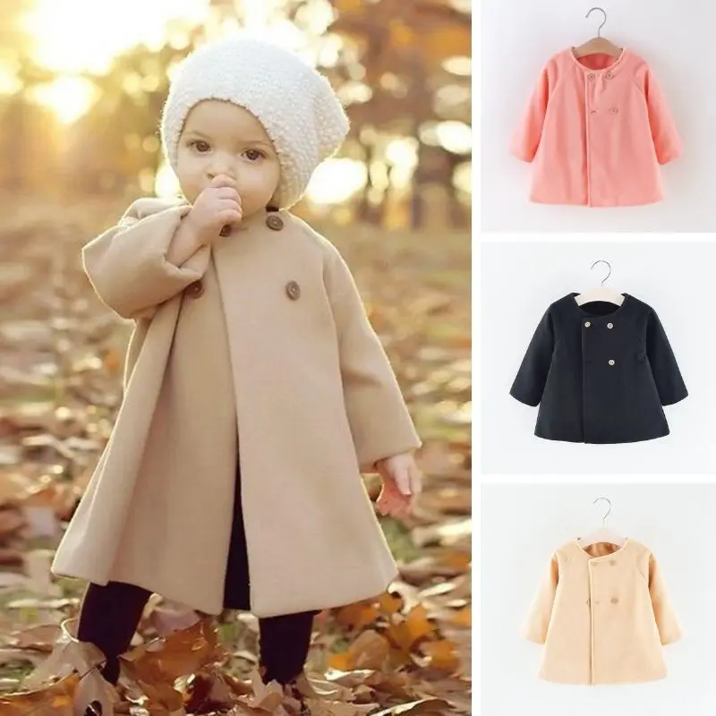 Toddler Girls Woolen Coats Winter Cloak Type Cashmere Jacket Coat Children Clothes For Kids Outerwear Children's Clothing
Toddler Girls Woolen Coats Winter Cloak Type Cashmere Jacket Coat Children Clothes For Kids Outerwear Children's Clothing