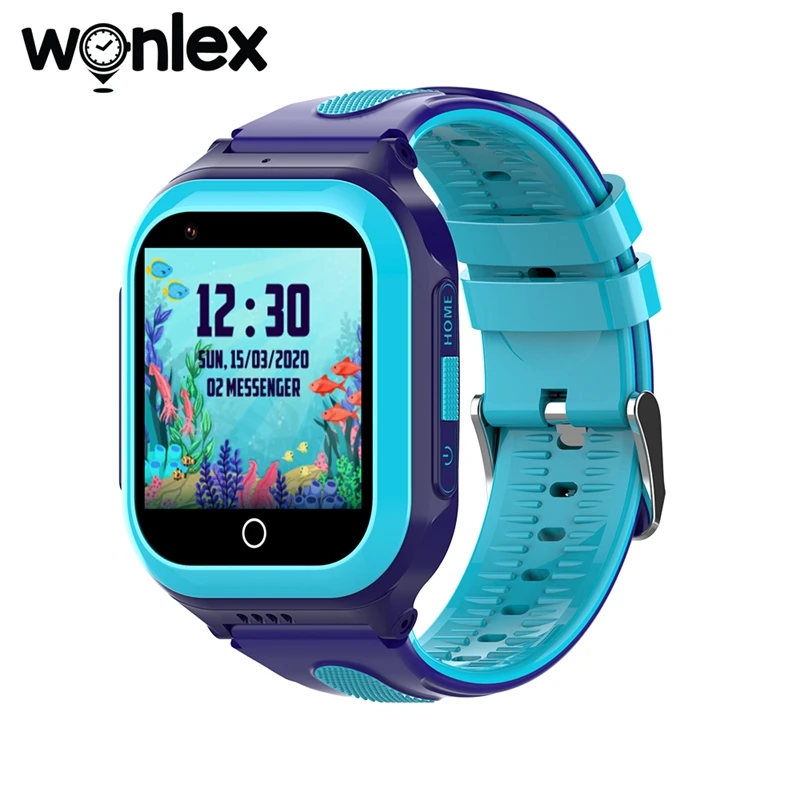 Смарт-часы Wonlex KT24S школьные водонепроницаемые IP67 с GPS-трекером SOS-монитором 4G