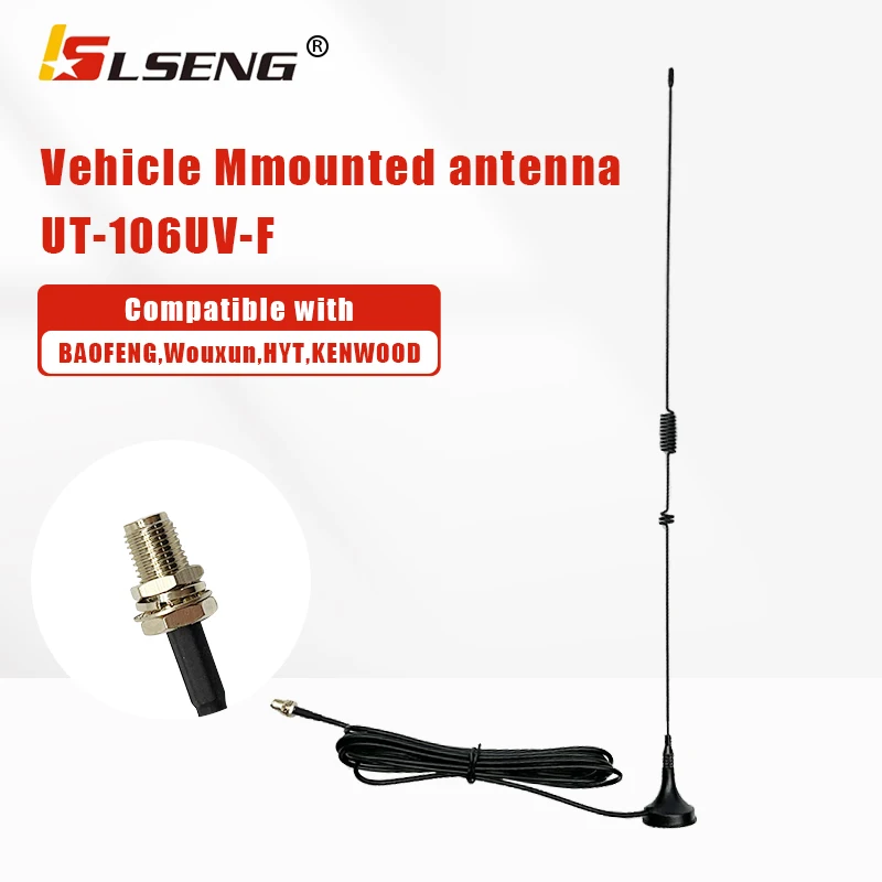 Dual Band 144/430MHZ VHF UHF Magnetic Car Antenna Nagoya UT-106 SMA-Female for Baofeng UV-5R GT-3TP KENWOOD Wouxun Walkie Talkie
Dual Band 144/430MHZ VHF UHF Magnetic Car Antenna Nagoya UT-106 SMA-Female for Baofeng UV-5R GT-3TP KENWOOD Wouxun Walkie Talkie