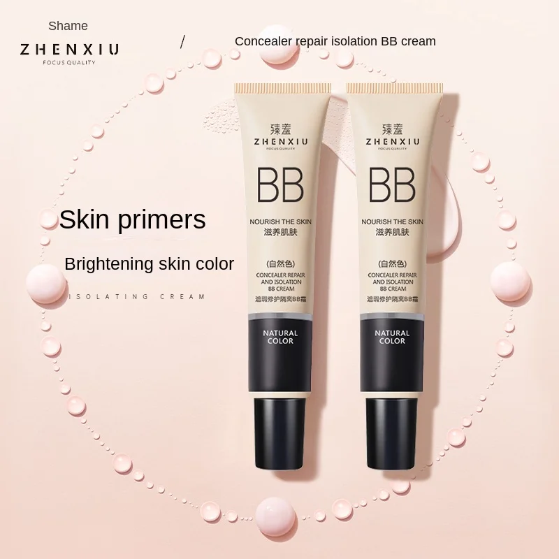 ZHENXIU Concealer Repair Isolation Bb Cream Three Colors Are Optional Pre-Makeup Care Brightens Complexion And Beauty
ZHENXIU Concealer Repair Isolation Bb Cream Three Colors Are Optional Pre-Makeup Care Brightens Complexion And Beauty