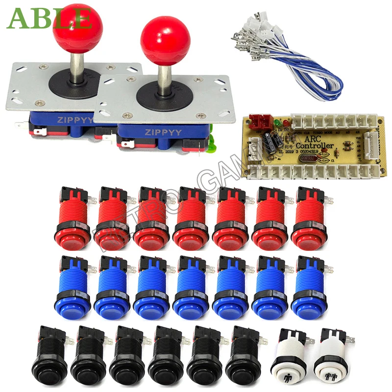 Bartop Arcade Machine 2 Players Zero Delay Kit USB To PC Raspberry Pi Happ Style Stick Illuminated Light Push Button American
Bartop Arcade Machine 2 Players Zero Delay Kit USB To PC Raspberry Pi Happ Style Stick Illuminated Light Push Button American
