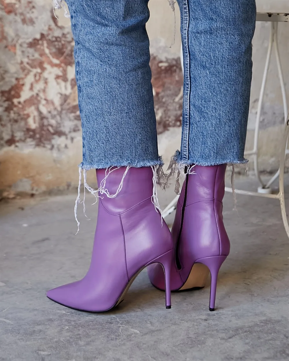 Dowe Inner Warm Lining Outer Genuine Leather Thin Heels Women's Boots Poshnmore Lilac Petrol Blue Black Nude Winter Shoes Loafer
Dowe Inner Warm Lining Outer Genuine Leather Thin Heels Women's Boots Poshnmore Lilac Petrol Blue Black Nude Winter Shoes Loafer