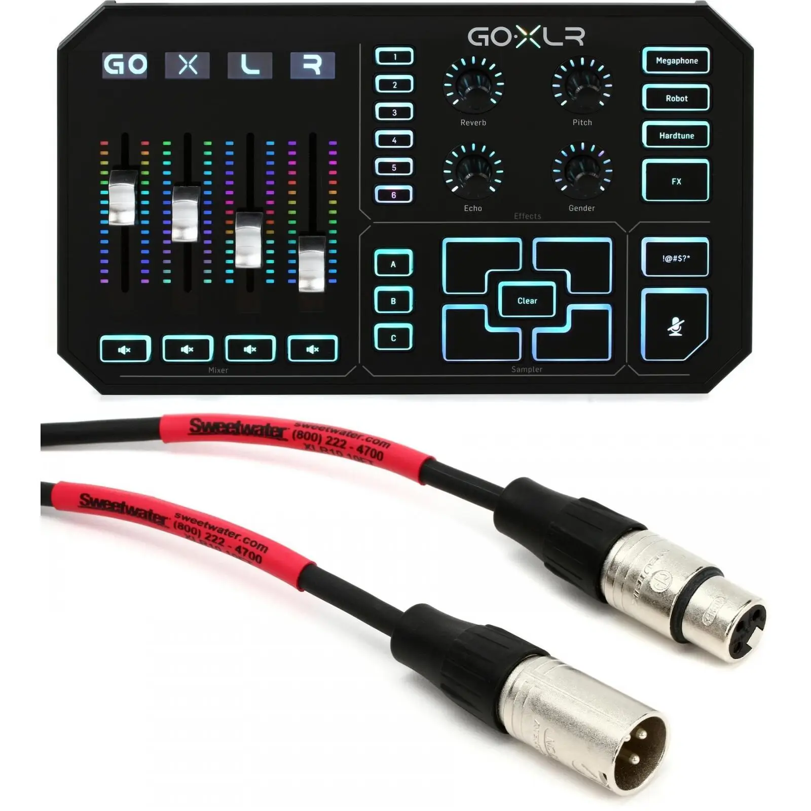 100% OFFICIAL TC-Helicon GoXLR 4-channel USB Streaming Mixer with Voice FX and Sampler
100% OFFICIAL TC-Helicon GoXLR 4-channel USB Streaming Mixer with Voice FX and Sampler