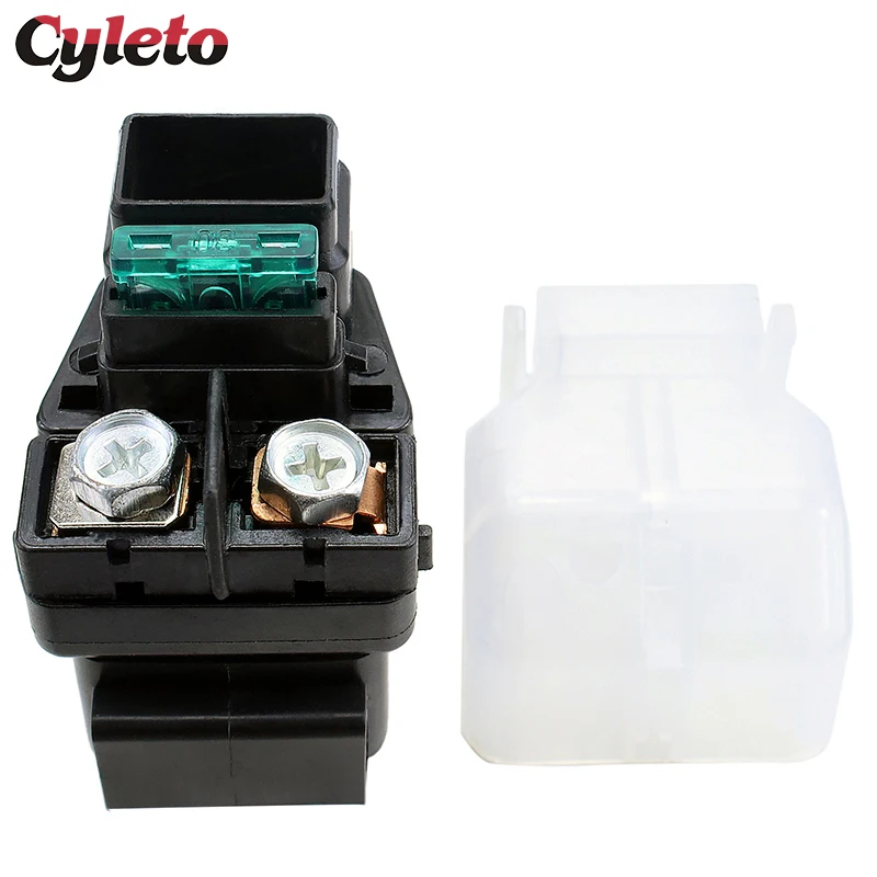 Соленоидное реле Cyleto 1/2 для стартера мотоцикла Arctic Cat 375 2002 400 DVX FIS 1998-2008 454 Bearcat 96-98 500 TBX TRV 98-2003
Соленоидное реле Cyleto 1/2 для стартера мотоцикла Arctic Cat 375 2002 400 DVX FIS 1998-2008 454 Bearcat 96-98 500 TBX TRV 98-2003
